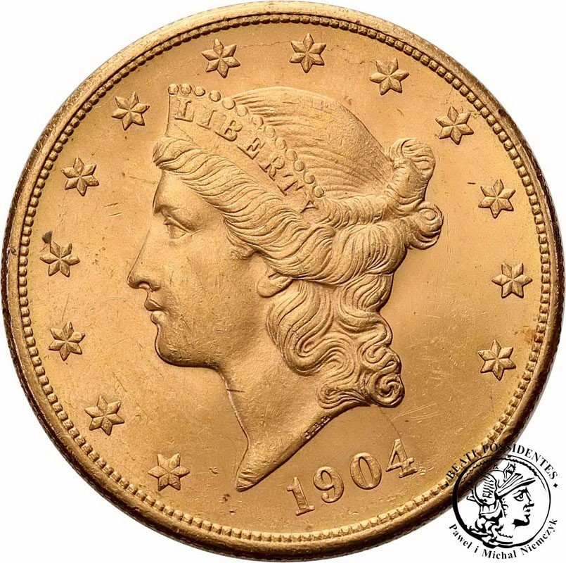 USA 20 dolarów 1904 S San Francisco st.1